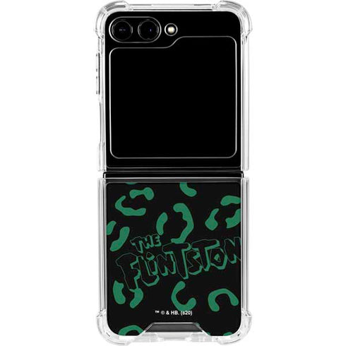 The Flinstones The Flintstones Pattern Galaxy Z Flip5 5G Clear Case