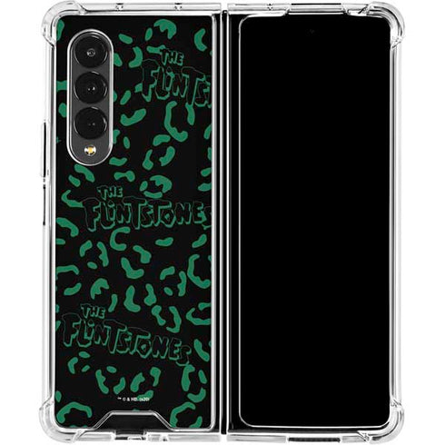 The Flinstones The Flintstones Pattern Galaxy Z Fold4 5G Clear Case