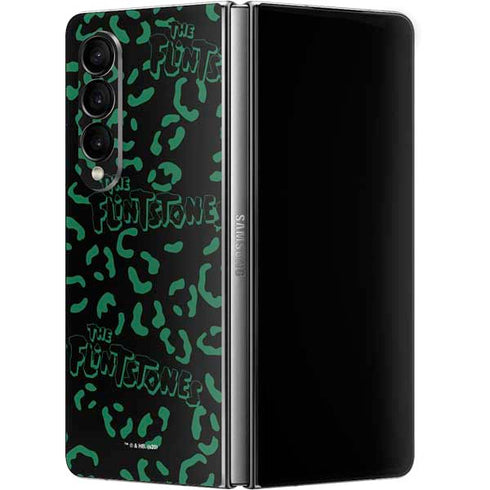 The Flinstones The Flintstones Pattern Galaxy Z Fold4 5G Skin