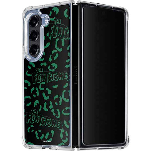 The Flinstones The Flintstones Pattern Galaxy Z Fold5 5G Clear Case