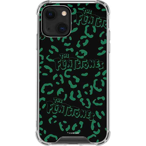 The Flinstones The Flintstones Pattern iPhone 14 Plus Clear Case