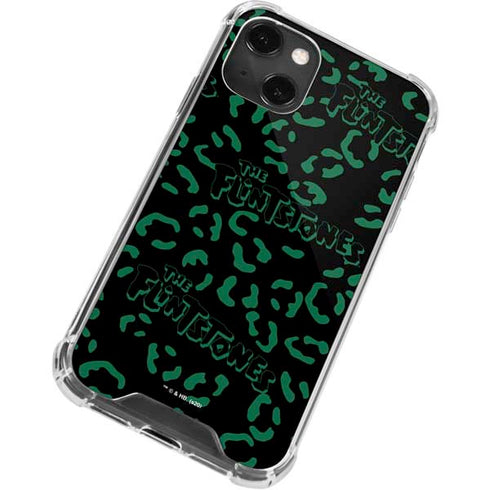 The Flinstones The Flintstones Pattern iPhone 14 Plus Clear Case