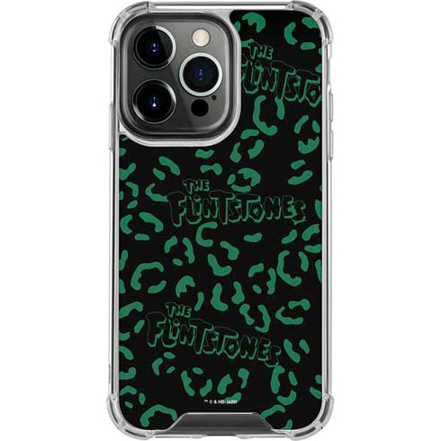 The Flinstones The Flintstones Pattern iPhone 14 Pro Clear Case