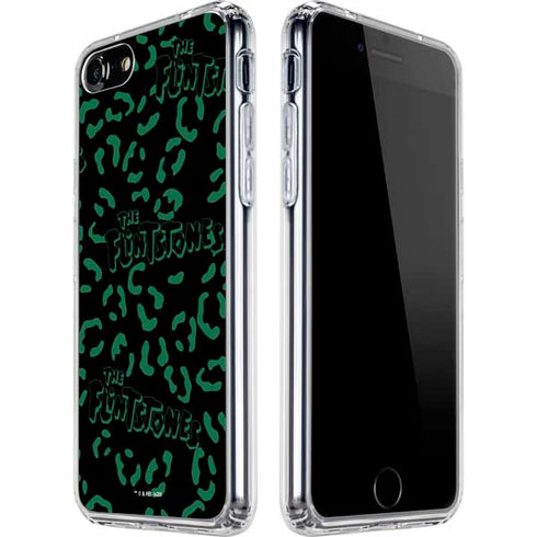 The Flinstones The Flintstones Pattern iPhone SE (2nd & 3rd Gen) Clear Case