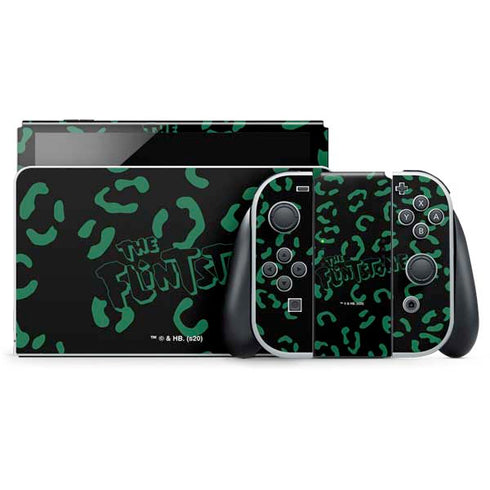 The Flinstones The Flintstones Pattern Nintendo Switch OLED (2021) Skin