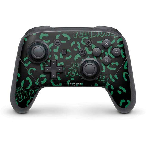 The Flinstones The Flintstones Pattern Nintendo Switch Pro Controller Skin