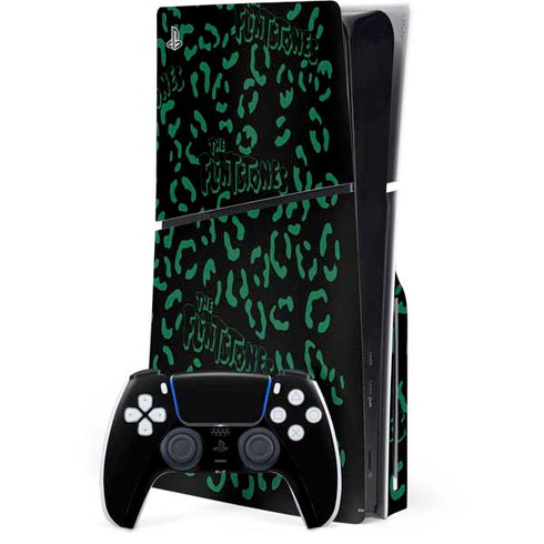 The Flinstones The Flintstones Pattern PS5 Slim Disk Bundle Skin