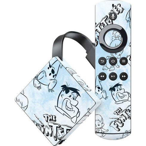 The Flinstones The Flintstones Tie Dye Print Amazon Fire TV Skin