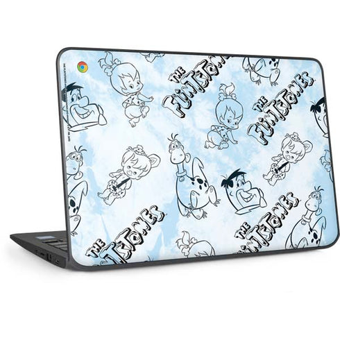 The Flinstones The Flintstones Tie Dye Print HP Chromebook Skin