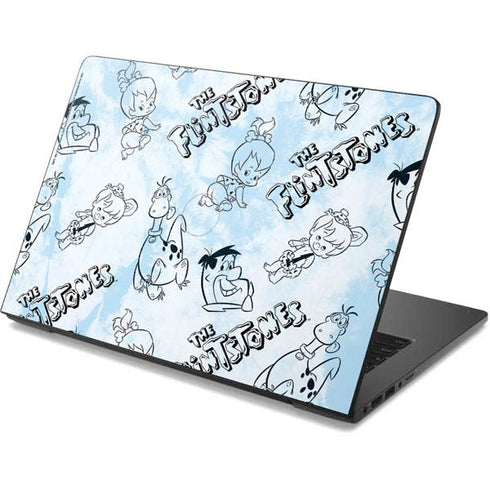 The Flinstones The Flintstones Tie Dye Print Dell Chromebook Skin