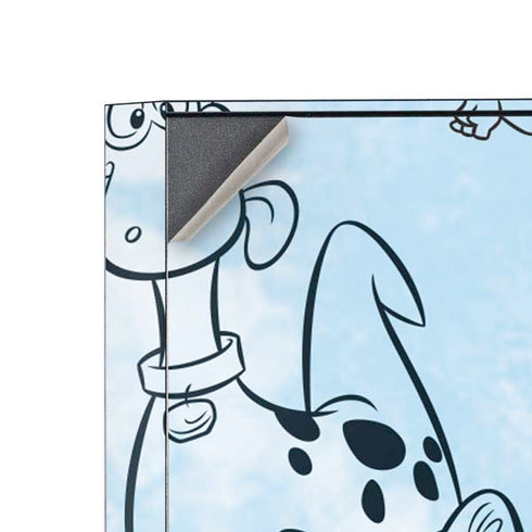 The Flinstones The Flintstones Tie Dye Print Corsair 4000D Tempered Glass Mid-Tower ATX Case Skin