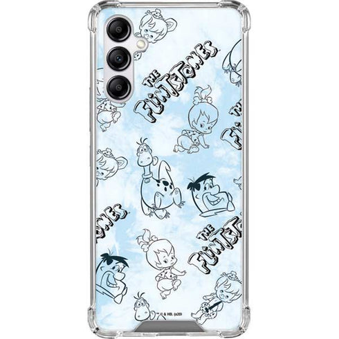 The Flinstones The Flintstones Tie Dye Print Galaxy A14 5G Clear Case