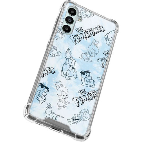 The Flinstones The Flintstones Tie Dye Print Galaxy A14 5G Clear Case