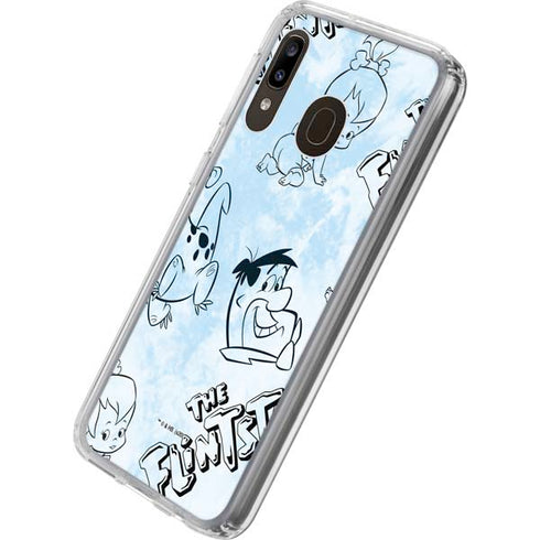 The Flinstones The Flintstones Tie Dye Print Galaxy A20 Clear Case