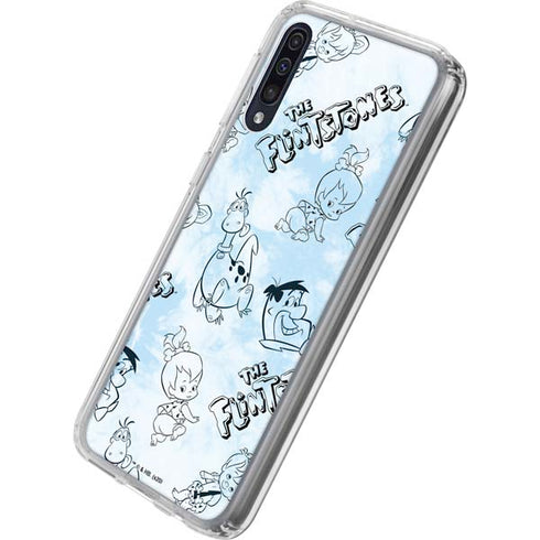 The Flinstones The Flintstones Tie Dye Print Galaxy A50 Clear Case