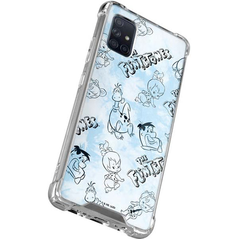 The Flinstones The Flintstones Tie Dye Print Galaxy A51 5G Clear Case