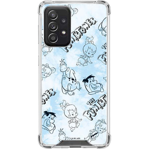 The Flinstones The Flintstones Tie Dye Print Galaxy A52 5G Clear Case