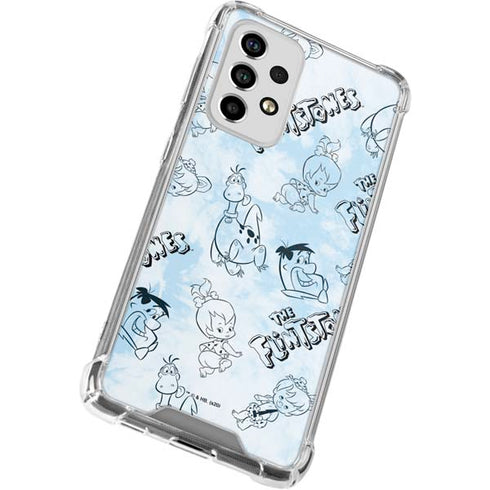 The Flinstones The Flintstones Tie Dye Print Galaxy A53 5G Clear Case