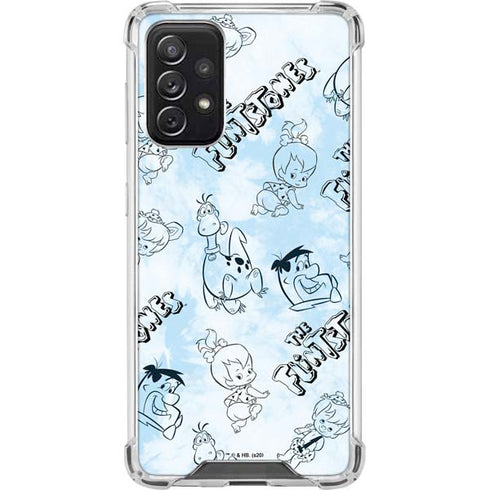 The Flinstones The Flintstones Tie Dye Print Galaxy A72 5G Clear Case