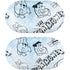 The Flinstones The Flintstones Tie Dye Print Galaxy Buds Skin
