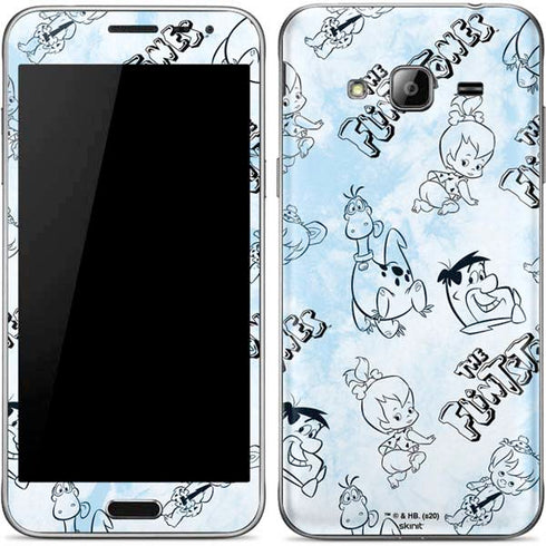 The Flinstones The Flintstones Tie Dye Print Galaxy J3 Skin