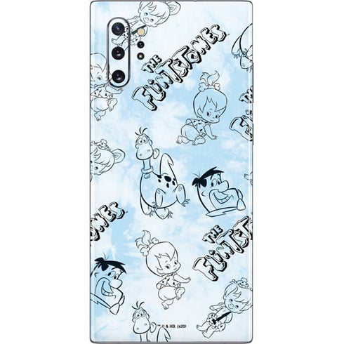 The Flinstones The Flintstones Tie Dye Print Galaxy Note 10 Plus Skin