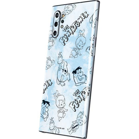 The Flinstones The Flintstones Tie Dye Print Galaxy Note 10 Plus Skin
