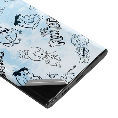The Flinstones The Flintstones Tie Dye Print Galaxy Note 10 Plus Skin
