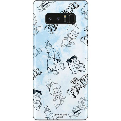 The Flinstones The Flintstones Tie Dye Print Galaxy Note 8 Skin