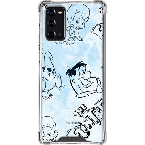 The Flinstones The Flintstones Tie Dye Print Galaxy Note20 5G Clear Case