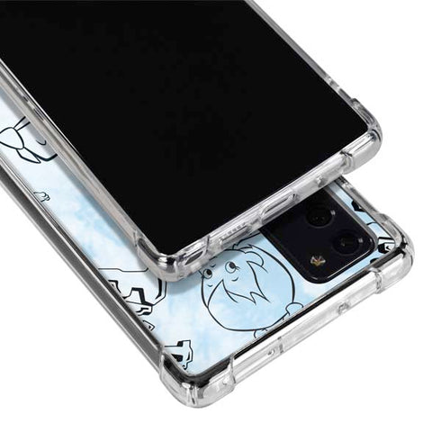 The Flinstones The Flintstones Tie Dye Print Galaxy Note20 5G Clear Case