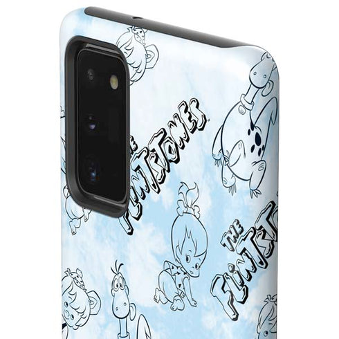The Flinstones The Flintstones Tie Dye Print Galaxy Note20 5G Pro Case