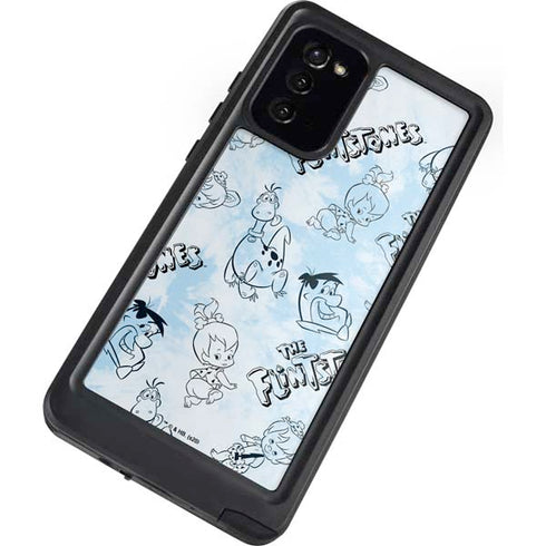 The Flinstones The Flintstones Tie Dye Print Galaxy Note20 5G Waterproof Case
