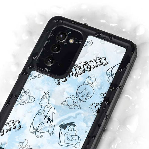 The Flinstones The Flintstones Tie Dye Print Galaxy Note20 5G Waterproof Case