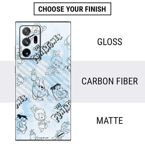 The Flinstones The Flintstones Tie Dye Print Galaxy Note20 Ultra 5G Skin