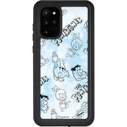 The Flinstones The Flintstones Tie Dye Print Galaxy S20 Plus Waterproof Case