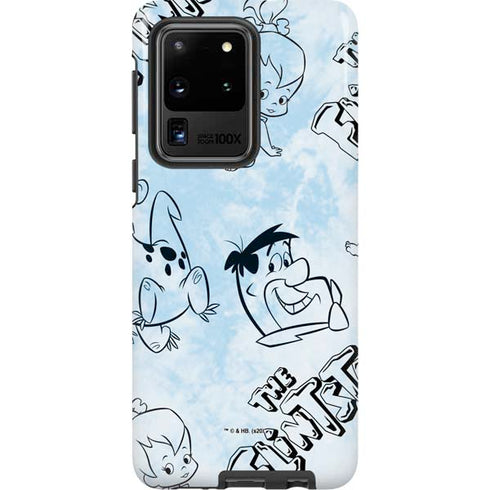 The Flinstones The Flintstones Tie Dye Print Galaxy S20 Ultra 5G Pro Case