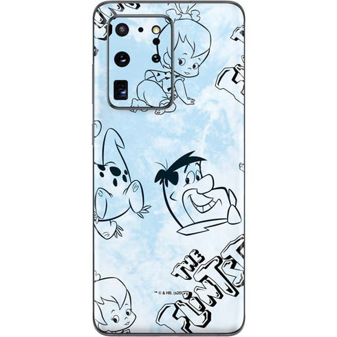 The Flinstones The Flintstones Tie Dye Print Galaxy S20 Ultra 5G Skin