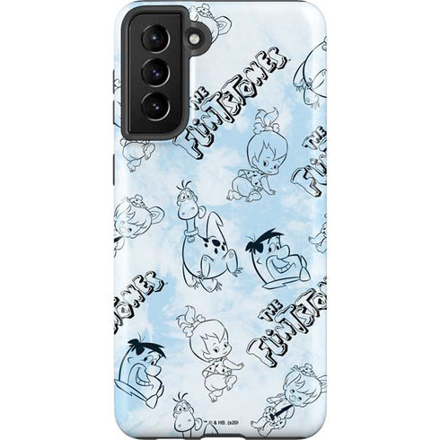 The Flinstones The Flintstones Tie Dye Print Galaxy S21 Plus 5G Pro Case