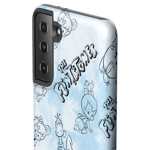 The Flinstones The Flintstones Tie Dye Print Galaxy S21 Plus 5G Pro Case