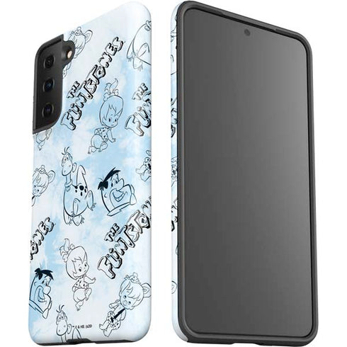 The Flinstones The Flintstones Tie Dye Print Galaxy S21 Plus 5G Pro Case
