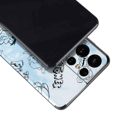 The Flinstones The Flintstones Tie Dye Print Galaxy S21 Ultra 5G Skin