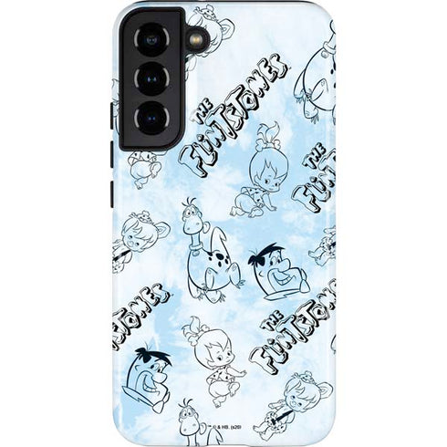 The Flinstones The Flintstones Tie Dye Print Galaxy S22 Plus Pro Case