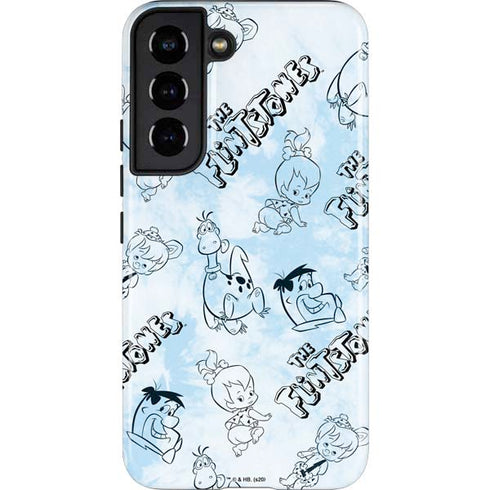 The Flinstones The Flintstones Tie Dye Print Galaxy S22 Pro Case