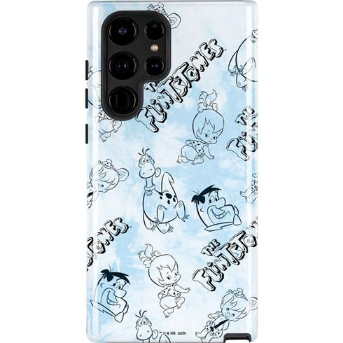 The Flinstones The Flintstones Tie Dye Print Galaxy S22 Ultra Pro Case