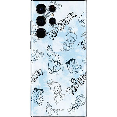 The Flinstones The Flintstones Tie Dye Print Galaxy S22 Ultra Skin