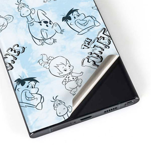 The Flinstones The Flintstones Tie Dye Print Galaxy S22 Ultra Skin