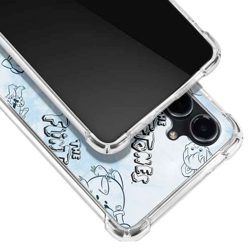 The Flinstones The Flintstones Tie Dye Print Galaxy S23 FE Clear Case