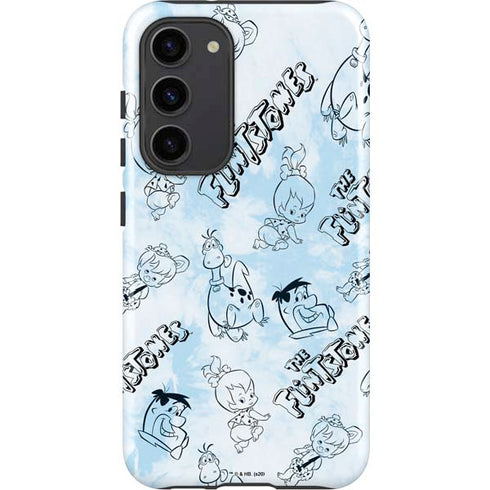 The Flinstones The Flintstones Tie Dye Print Galaxy S23 Plus Pro Case