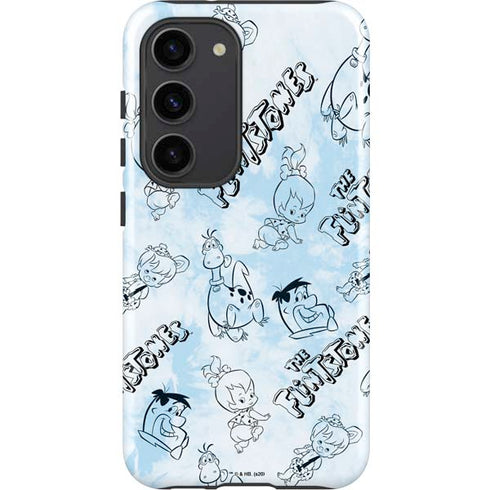 The Flinstones The Flintstones Tie Dye Print Galaxy S23 Pro Case